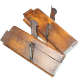 Pair Of Old Kimberley Wooden Planes - Ovolo - 5/8 (Beech) - OldTools.co.uk