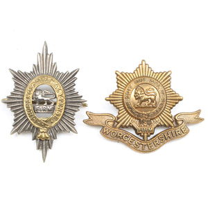 Old Worcestershire Cap Badges