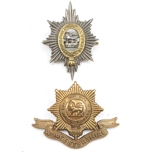 Old Worcestershire Cap Badges