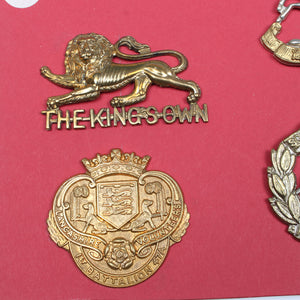 Many Old Lancashire Cap Badges