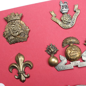 Many Old Lancashire Cap Badges