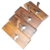 4x Old Marples Wooden Planes - Rabbet / Rebate (Beech) - OldTools.co.uk