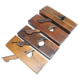 4x Old Marples Wooden Planes - Rabbet / Rebate (Beech) - OldTools.co.uk