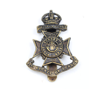 Old Surrey Cap Badges
