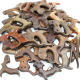 Large Collection of Old Saw Handles (Beech, Mahogany) - OldTools.co.uk