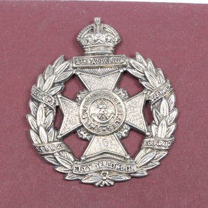 London Post Office Rifles 8th & 7th Fusiliers Cap Badges