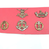 Old Infantry Training, Egypt and Middlesex Cap Badges