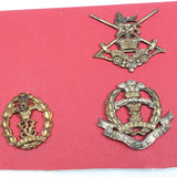 Old Infantry Training, Egypt and Middlesex Cap Badges