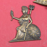 Old 'The Norfolk Regt' Cap Badges