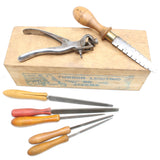 Old Saw Sharpening Kit - Sawsets, Saw Files - OldTools.co.uk
