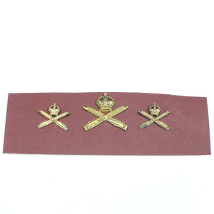 Old Machine Gunner Cap Badges