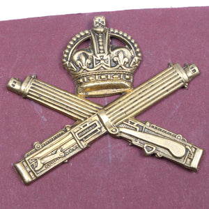 Old Machine Gunner Cap Badges