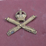 Old Machine Gunner Cap Badges