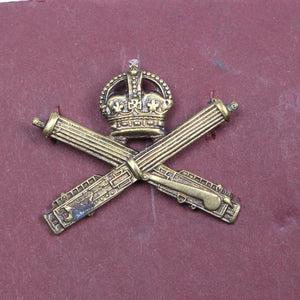Old Machine Gunner Cap Badges