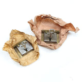 2x  Old Small Brass Locks - 38mm x 25mm