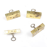 4x Old Small Brass Locks - 38mm x 19mm