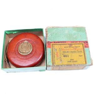 John Rabone Leather Tape Measure No. 401 - 33ft