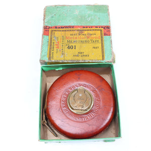 John Rabone Leather Tape Measure No. 401 - 33ft