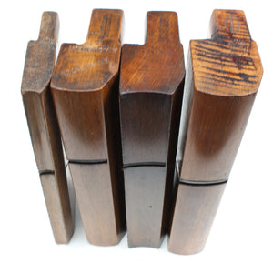 4x Old Joseph Marples Wooden Planes - Hollow & Rounds (Beech) - OldTools.co.uk