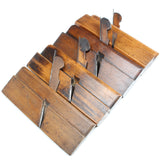 4x Old Joseph Marples Wooden Planes - Hollow & Rounds (Beech)