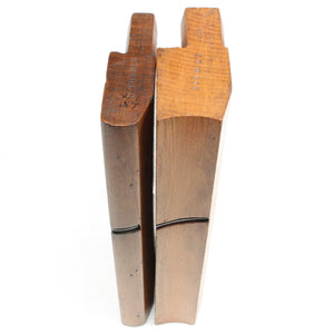 2x Old Marples Wooden Planes - Hollow & Rounds - No. 12, 16 (Beech) - OldTools.co.uk
