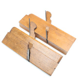 2x Old Marples Wooden Planes - Hollow & Rounds - No. 12, 16 (Beech)
