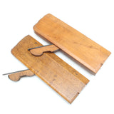 2x Old Marples Wooden Planes - Hollow & Rounds - No. 12, 16 (Beech)