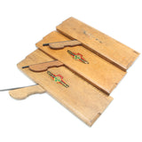 3x Old Marples Wooden Planes - Rounds - No. 4, 6, 8 (Beech)