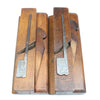 2x Old Mathieson (Glasgow) Wooden Planes - Lambs Tongue - No 185, 186 (Beech)