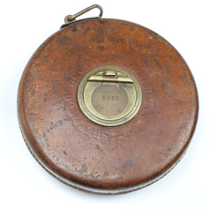 Old Chesterman Leather Tape Measure - 50ft