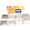 9x Old Tobacco Tins