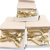 27x Old Brass Casement Fasteners - OldTools.co.uk