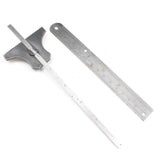 Old Depth Gauge Rule & Wolverhampton Rule C.1945 (WWII) - 6"