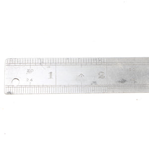 Old Depth Gauge Rule & Wolverhampton Rule C.1945 (WWII) - 6"