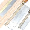2x Old Gents Saws + Pax Jewellers Saw (Beech, Walnut) - OldTools.co.uk