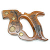 Old Decorative Atkins Saw Handle (Beech) - OldTools.co.uk