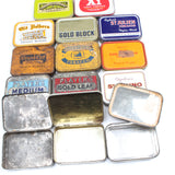 14x Old Tobacco Tins - OldTools.co.uk