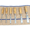 Old 6-Piece Switzerland Bevel Edge Chisels Set - OldTools.co.uk