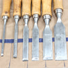 Old 6-Piece Switzerland Bevel Edge Chisels Set - OldTools.co.uk