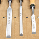Old 6-Piece Holland Woodwork Chisels Set - OldTools.co.uk