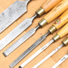Old 7-Piece Marples Chisels Set (Boxwood) - OldTools.co.uk