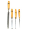 4x Old Marples Chisels / Paring Gouge (Boxwood) - OldTools.co.uk