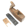 Old Handled Wooden Toothing Plane (Beech) - OldTools.co.uk