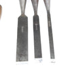 10x Old Stanley Socket Chisels Set