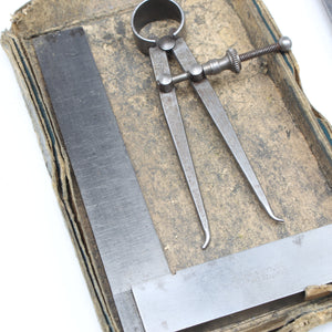 Old Moore & Wright Tools, Spring Dividers, Engineers Square