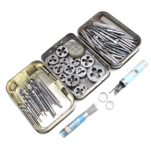 3x Tins Of Engineer Bits - Taps, Dies, Drills, Micro Drills