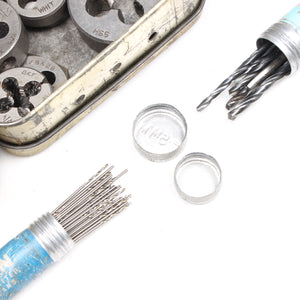 3x Tins Of Engineer Bits - Taps, Dies, Drills, Micro Drills