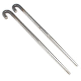 2x Old Metal Drawbore Pins