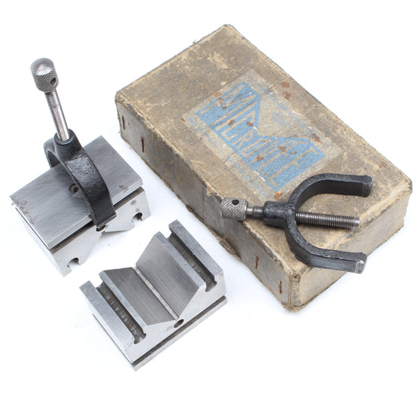 2x Microvee Vee Blocks / V Blocks & Clamps - 66mm x 41mm x 41mm ...