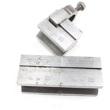 3x Brown & Sharpe Vee Blocks / V Blocks (USA) 41mm x 32mm x 32mm